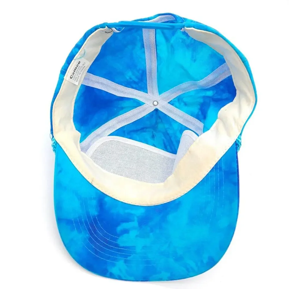 Vintage Columbia‎ Electric Supply Co Snapback Trucker Rope Hat Nylon Cap Tie Dye